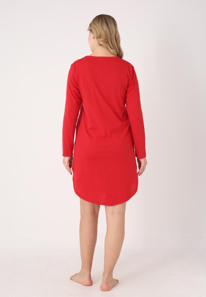 Camasa de noapte Craciun,Imprimeu Merry Christmas,En-gros